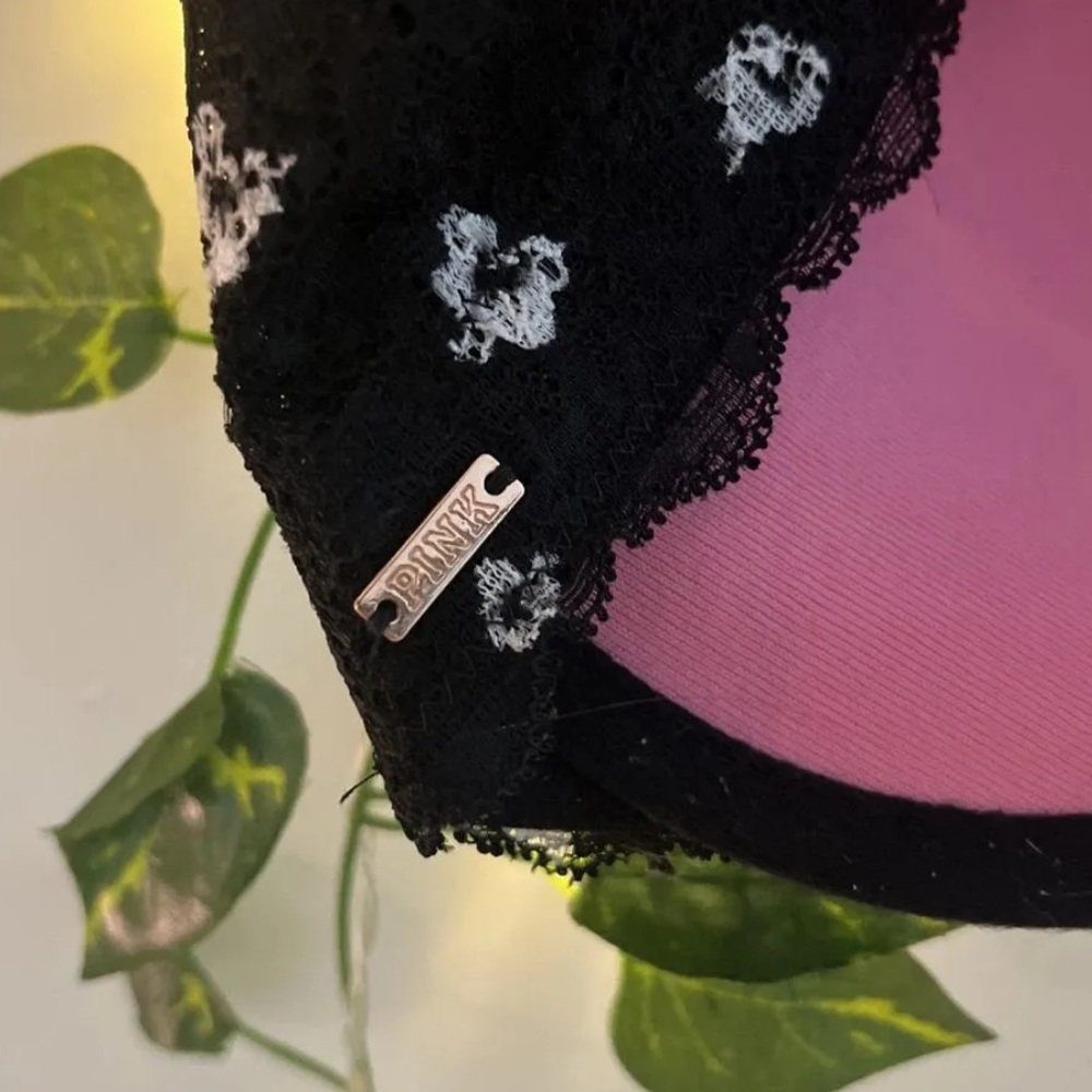 Pink Victoria’s Secret VS Date Plunge Push Up Multi-Way Adjustable 34D Bra Lace - Picture 4 of 8